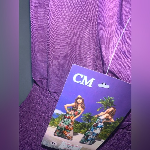NWT CM Purple Maxi Dress Size XL - Picture 10 of 10